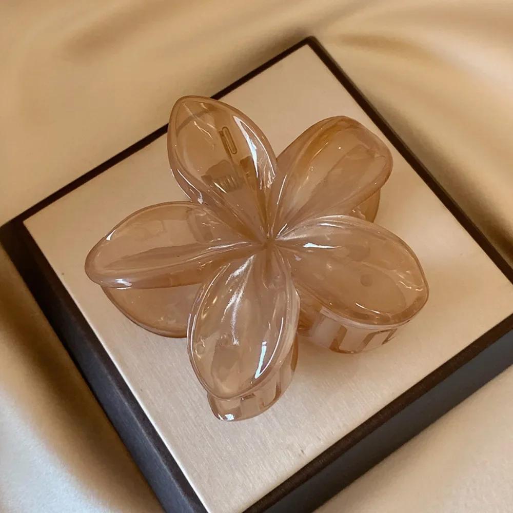 Flower Hair Claw Clips Non Slip Hair Jaw Clamp for Women Girls Fashion Hair Accessories Bath Barrette Clip