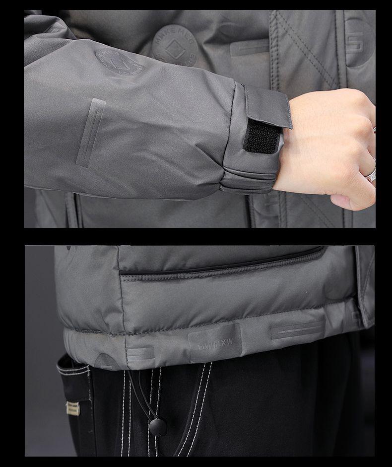 Men's Hooded Winter Down Jacket - Thick, Warm, and Fashionable