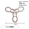 Zinc Alloy Kongming Puzzle Lock: Disentanglement Ring Educational Toy