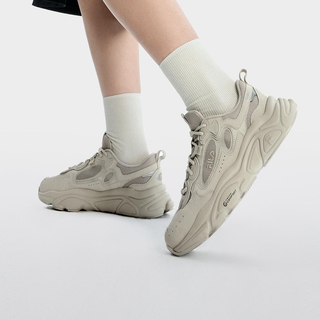 New FILA Mars 1S Chunky Shoes 'Cream White' Women's F12W332117FOM