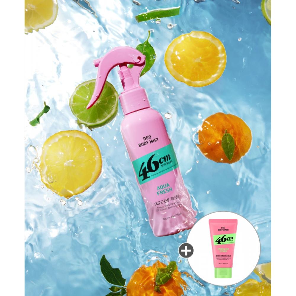 OntheBody 46cm Body Deo Mist Aqua Fresh Fragrance 150ml+extra Gift NONE