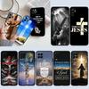 NH10 Bible Verse Jesus cross Phone Case for Xiaomi Poco C40 C50 C51 C55 C65 C71 C75 F3 F5 F6 F7 M2 M3 Pro Ultra