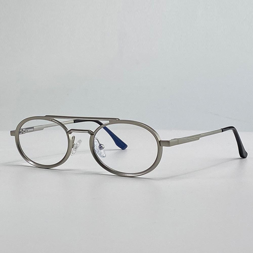 Small Steampunk Sunglasses Oval Luxury Brand Double Bridge Shades Metal Frame Uv400 Sun Glasses For Women