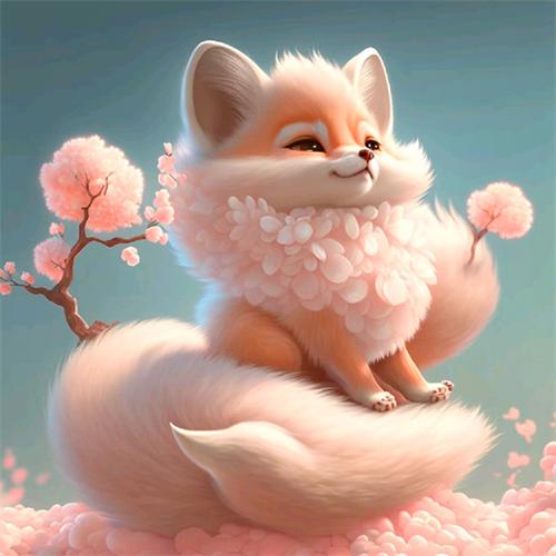 Diamant-Malerei voller Bohrer Fuchs Cartoon Home Decor Stickerei Mosaik Tier Blume Kreuzstich Kristall Wandkunst