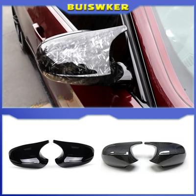 Ersatz-Rückspiegel-Seitenspiegel-Abdeckungen für BMW E90 E91 E92 E93 E81 E87 E82 E88 3 1 Serie M Zubehör Carbon Fiber Gloss