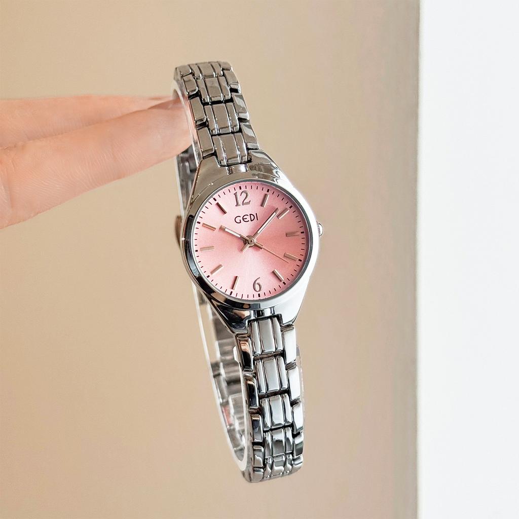 Affordable Luxury Watches for Women, Fashionable Bracelet Watch, Water-resistant Stainless Steel Quartz Women' Wristwatch, Gifts