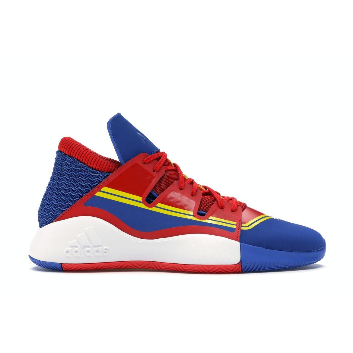 

Adidas Marvel x Pro Vision Heroes Among Us: Мужские кроссовки Captain Marvel красные, синие, ярко-желтые EF2260