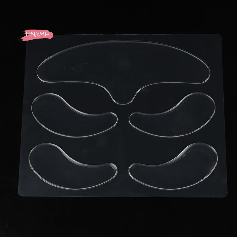 5 Stück Anti-Falten Silikonpflaster Wiederverwendbare Gesichts- und Halspflege Verbessern Hautfestigkeit Elastizitätssteigernd Schlafhilfe