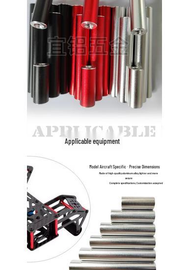 M4d7 Aluminum Alloy Round Spacer Stand with Double Internal Threaded Rod