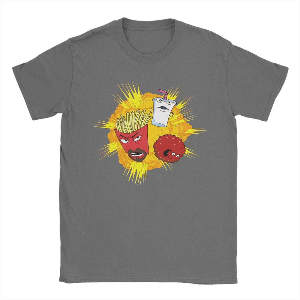 Aqua Teen Hunger Force Pure Cotton T Shirt For Unisex Beach Streetwear T Shirts O-Neck Novelty Tees Big Size Casual Tops