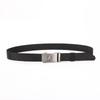Men's Military Style Woven Nylon Belt for Outdoor and Casual Wear