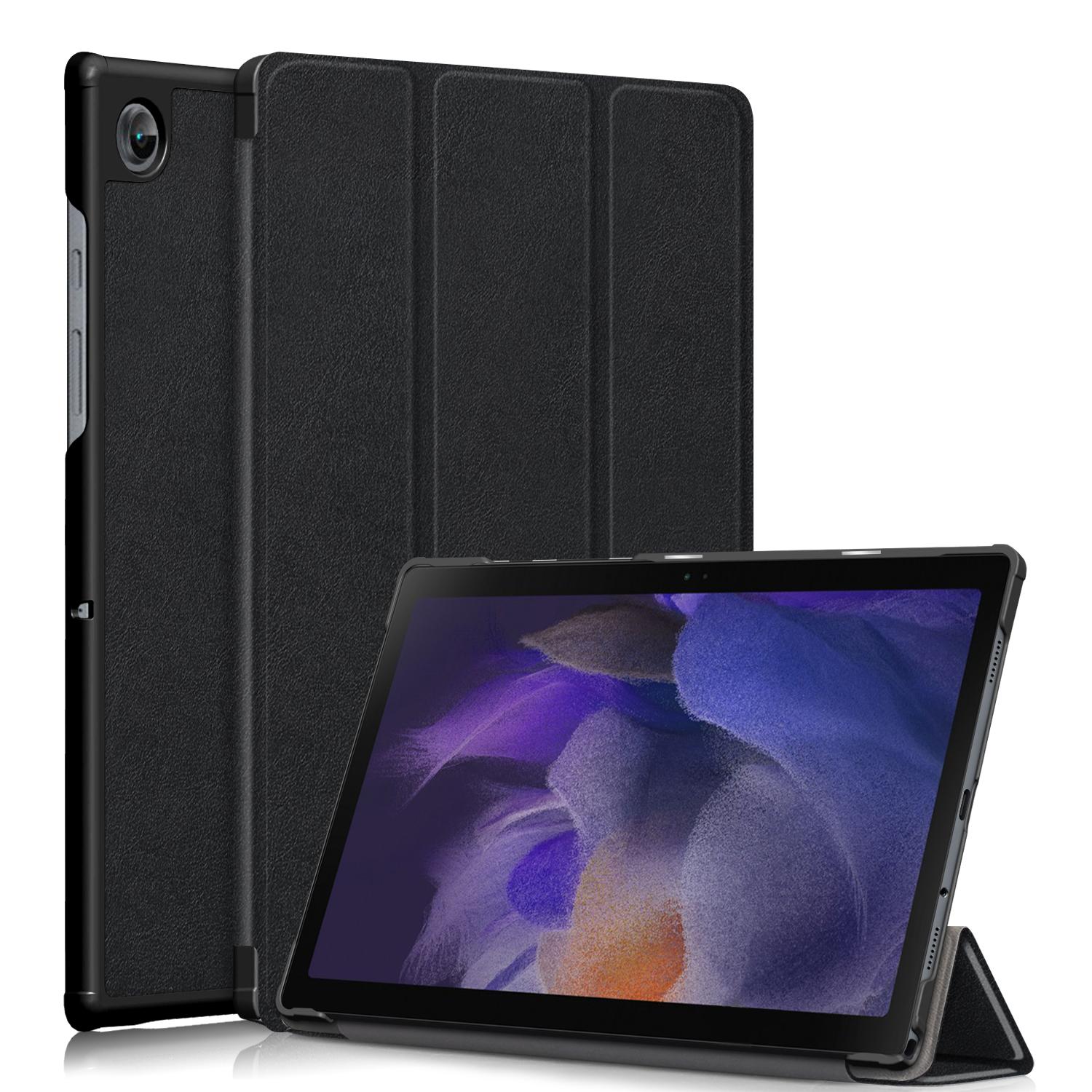 

Чохол для Samsung Galaxy Tab A8 2021 PU Flip Tri-Fold Magnetic PU Leather Stand Cover For Samsung Tab A8 10.5 SM-X200/SM-X205 Чохол для планшета Funda TAB A 2019 T290 T295 8in димчастий чорний колір