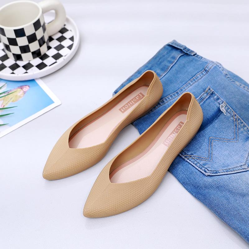 Damen spitze geschlossene Sandalen - Ganzjahres-Freizeit-Flats
