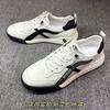 Board shoes men's autumn new single shoes casual wear-resistant breathable fashion shopping mall white shoes