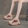 thick-soled mesh Forrest Gump shoes women's autumn 2025 new casual fashion versatile Douyin explosive version height-increasing women's shoes