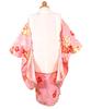 Kimono Includes Plain Hifu and Full Set 753 Peach Blossom Dance Shippo [KYOETSU] 3-Year-Old Girls' Shichi-Go-San Set, Accessories, (1. Pattern)