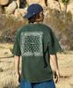 MINIMALPROJECT Paisley Pigment Short Sleeve T-Shirt Mst170 [Bluegreen]