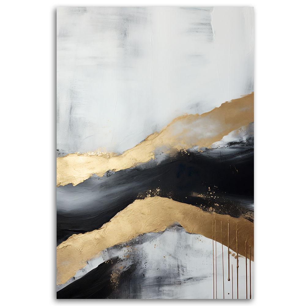Canvas Print, Golden Abstraction