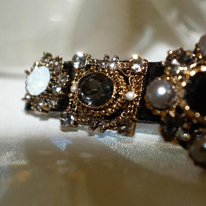 Blooming Black Pearl Hairpin