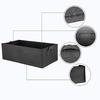 2/3pcs Felt Grow Bag Rectangle Garden Bed Flower Planter Plants Vegetable Nursery Pot Planting Container