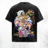 Anime JoJo's Bizarre Adventure Johnny Joestar Print T Shirt Men Women Clothing Casual Cotton Tshirt Washed T-shirt Harajuku Tops
