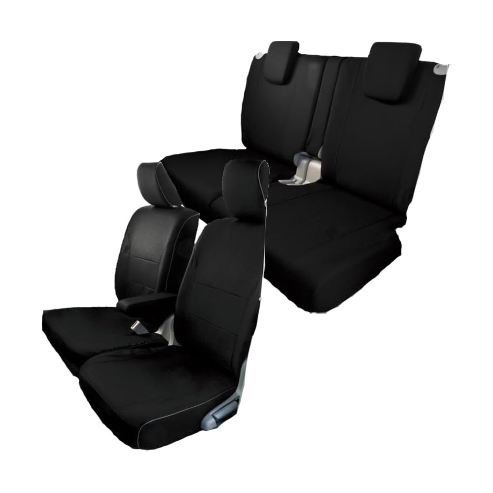 Every Wagon Seat Covers, Fabric, Dedicated for DA17W (H27.2 onwards), Water-Repellent, Black, BONFORM m4-47 4475-13BK