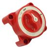 Battery Disconnect Switch 350A 48V 2 Gear Stud Red Strong Safety Marine Battery Selector Switch for RV Marine Automotive Battery 9004E