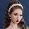 Large Pearl Headbands Baroque Women Hairbands Headwear Bridal Hair Hoop  Party