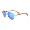 Earth Wood Sayulita Polarized Sunglasses Brown Blue Green