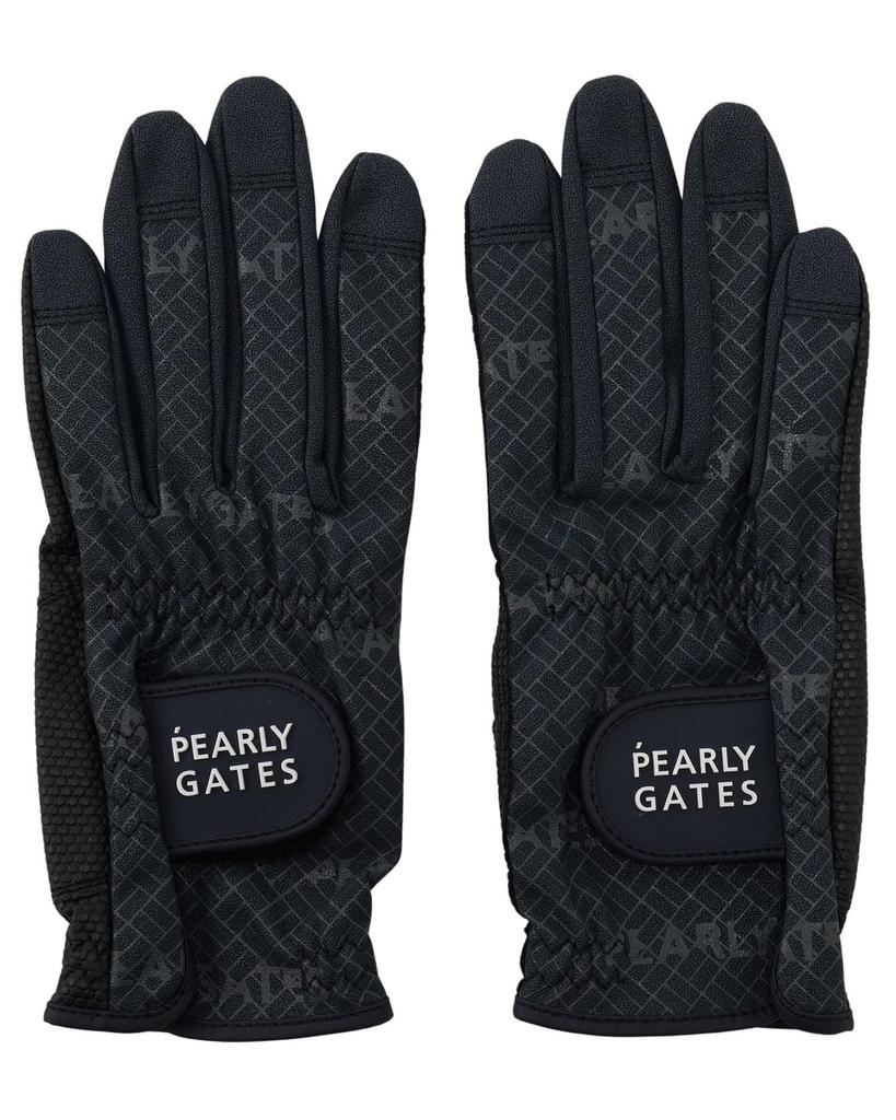 PEARLY GATES Women's Golf Glove (Ambidextrous, Strong Grip) - Synthetic Leather - Navy, Size 17-18cm (053-5985202)
