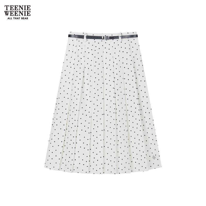 Teenie Weenie Women s Polka Dot A-Line Long Skirt L