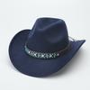 Western Cowboy Hat Children European, American British Retro Bohemian Party Jazz Top Hat Men's Felt Hat
