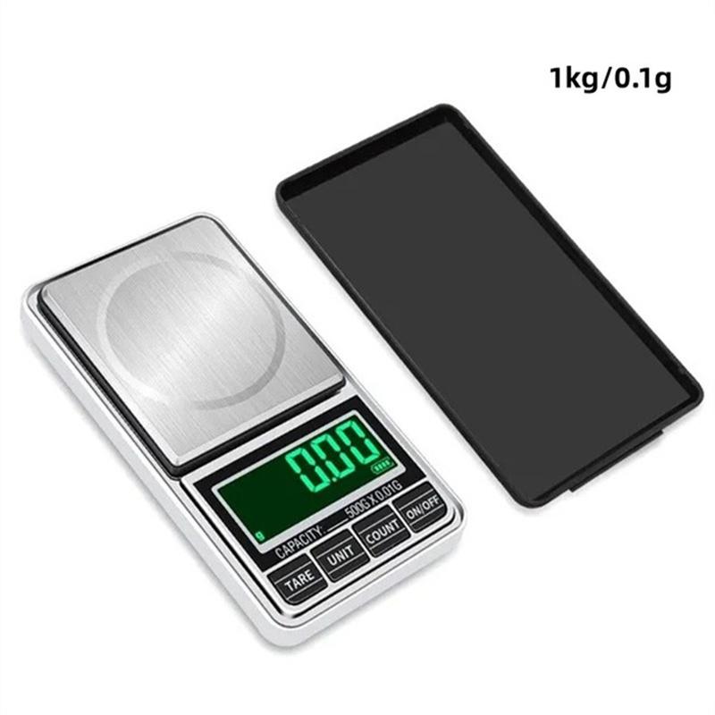 High Precision 0.01g 0.1g Digital Plam Scale Jewelry Scale LCD Display Portable Mini Digital Pocket Balance Weight Gram Scale