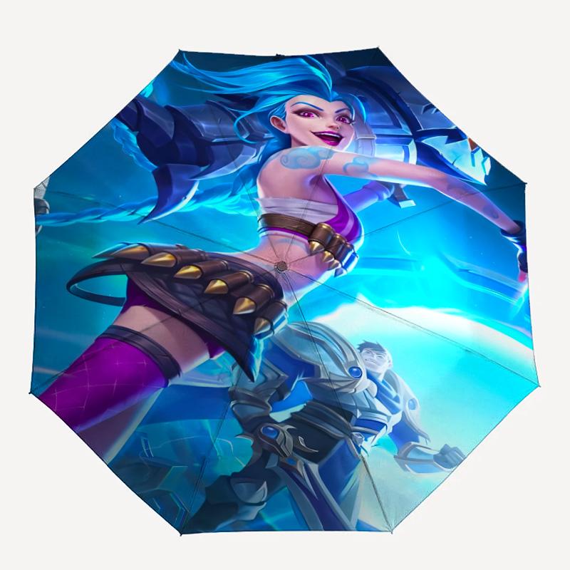 1pc Game L-Lol Umbrella, Sun Protection, And UV Shielding. It Has Eight Sturdy Ribs for Outdoor Use And Perfect As a Holiday Gift