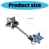Star Wand Zircon Studs Earrings Stylish Star Wand Zircon Earrings Ear Studs Accessory for Trendy Young Women