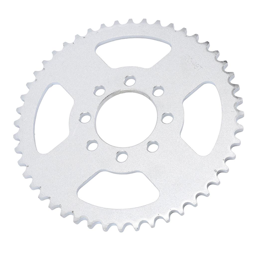 48T 8 Hole Sprocket 40 41 420 Chain High Hardness Steel Alloy Rear Chain Sprocket Replacement for Predator 212cc 196cc