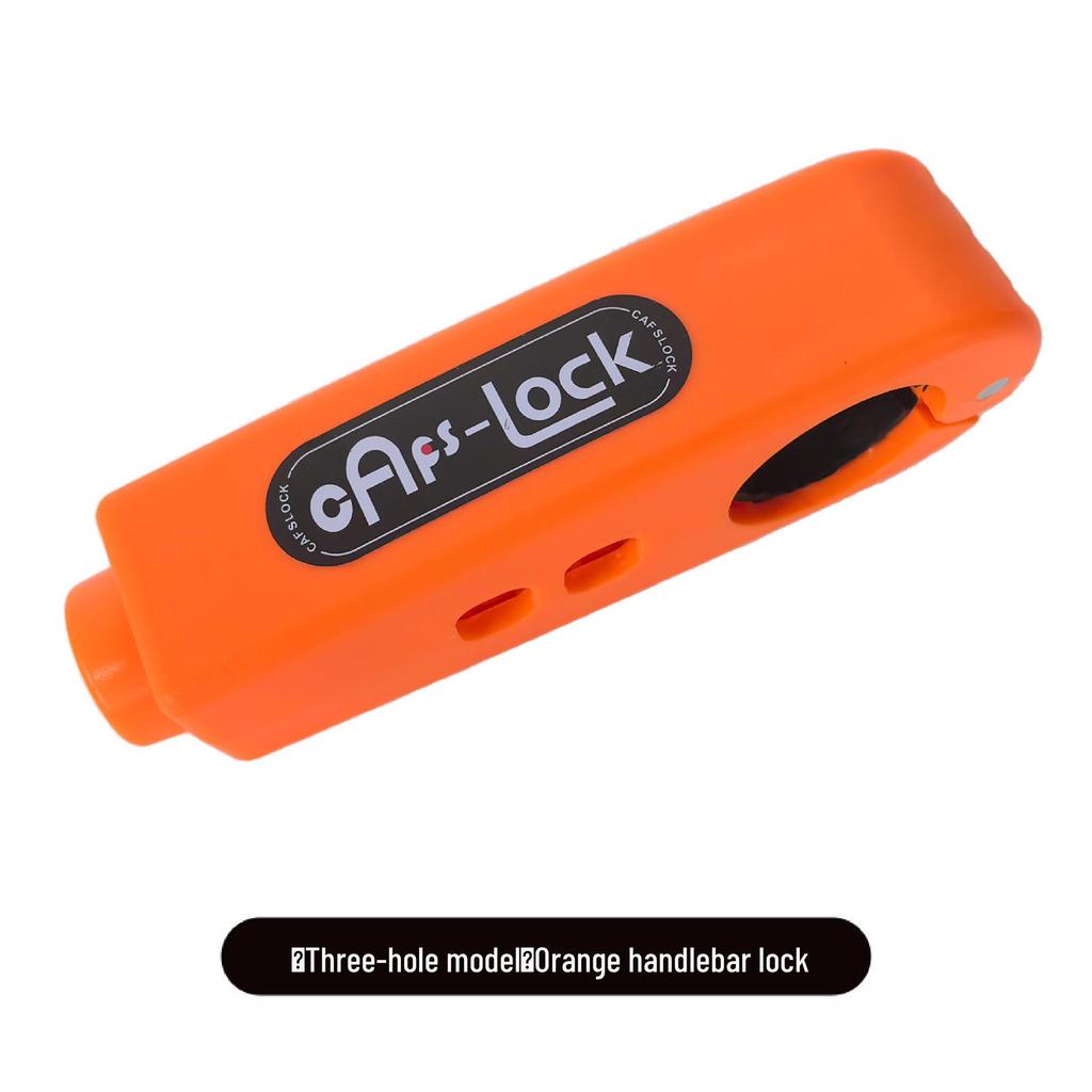 Universal Anti-Theft Motorcycle Handlebar & Throttle Lock with Alarm