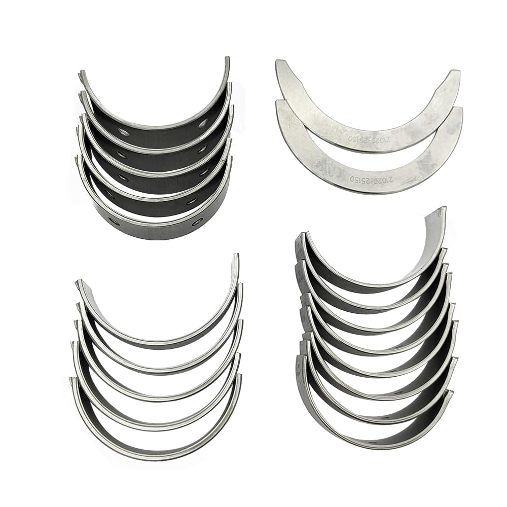 Engine Main Rod Bearing Kit, Main & Rod Bearing Set Fits for 2006-2016 Hyundai Sonata Santa Chrysler 200 Sebring Dodge Avenger Kia Optima Sorento