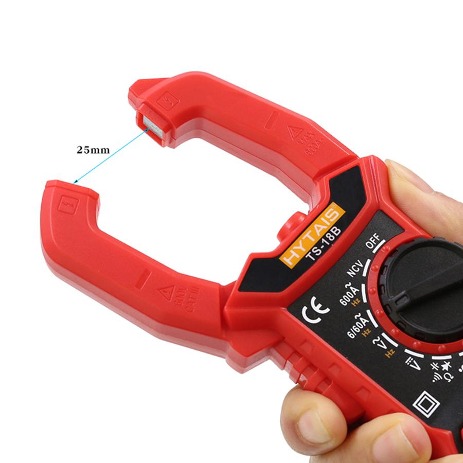 Taisheng TS-18B AC Digital Clamp Meter High Precision Multimeter Clamp Ammeter with Temperature and Capacitance Measurement Func