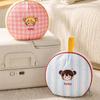 Portable Bra Organizer Travel Cartoon Divided Grids Lingerie Pouch Bag for Underwear Socks Weekend Getaway Essentials