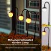 New Plastic Sand Table Model Streetlights White/Warm Light 3V Railway Train Layout Lawn Light