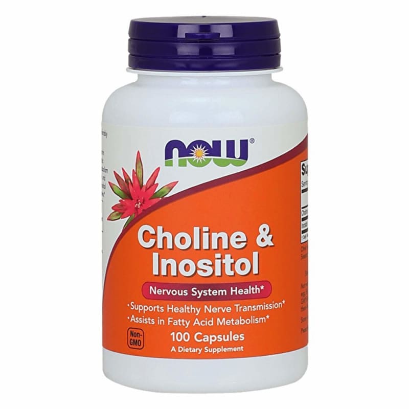 Now Foods Choline & Inositol 100 Capsules