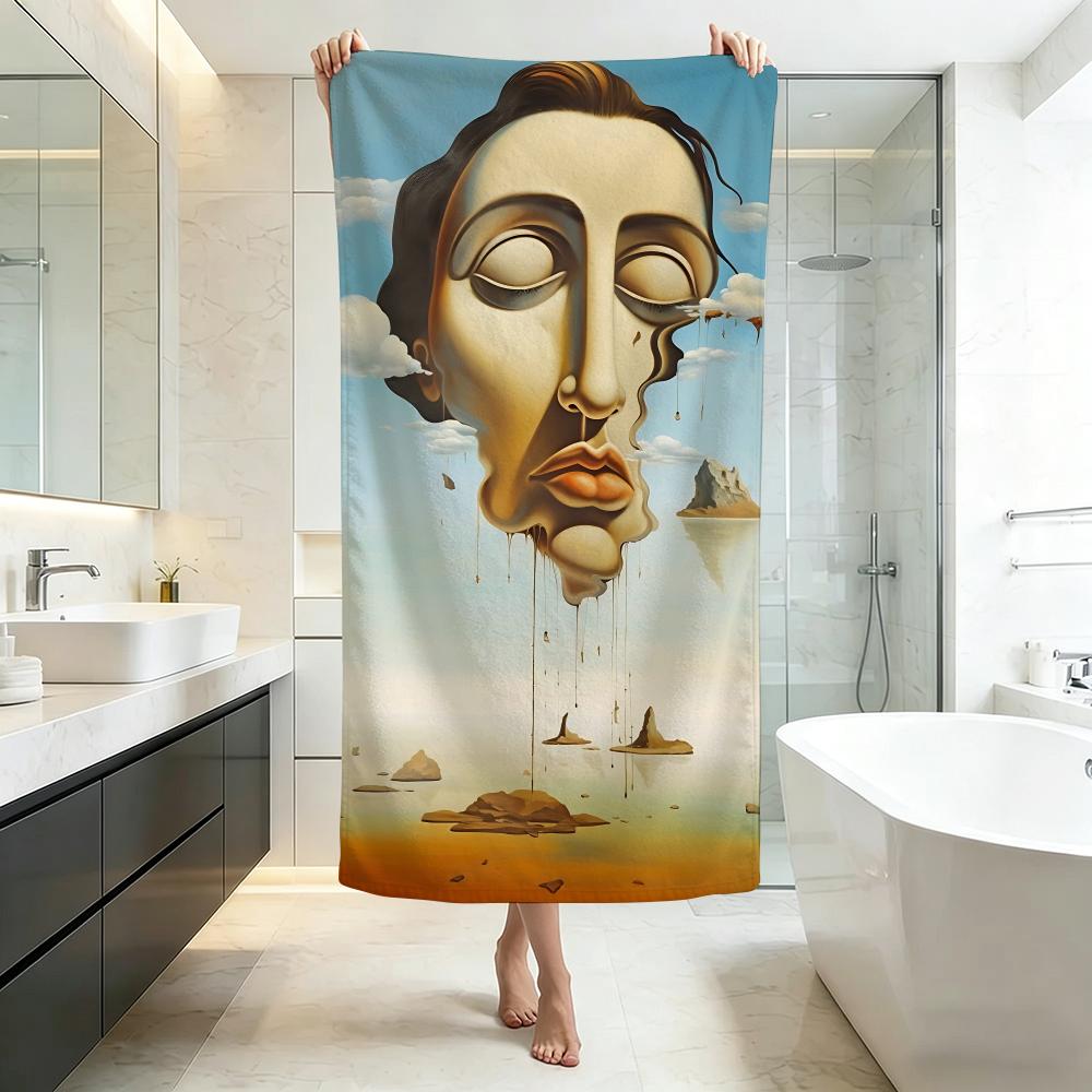 Ethereal H-HokusaiS Towel Five-Star Hotel Quality Eco-Friendly Ultra Soft Thick Towels & Beach Towels