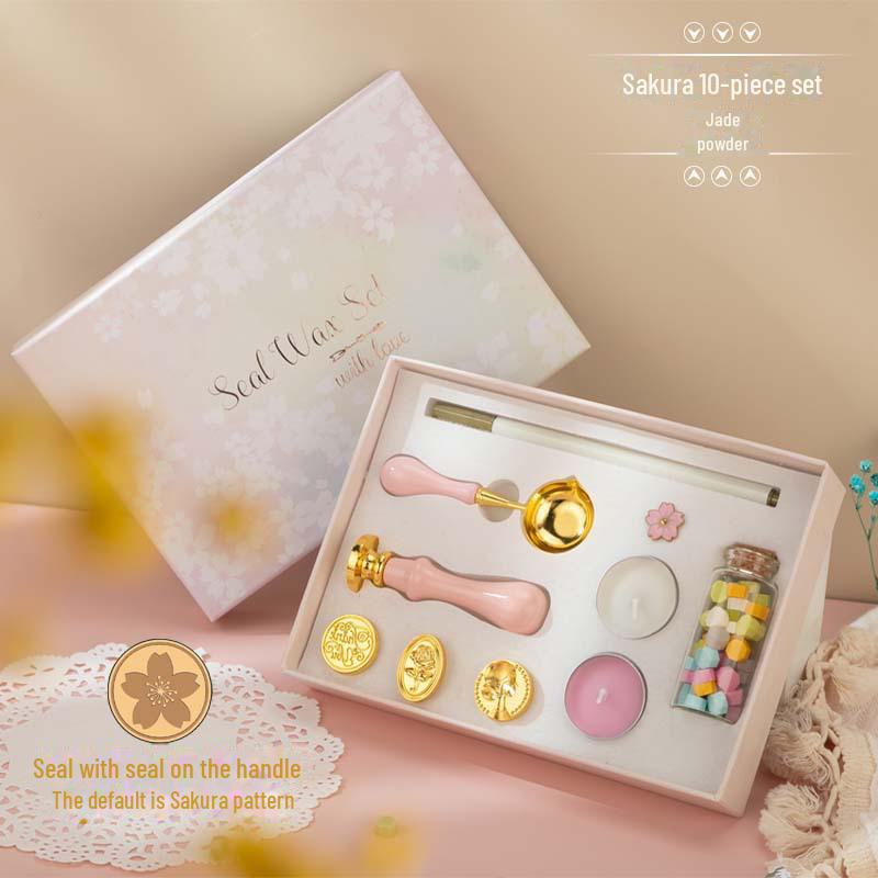 Creative Retro Multi-Color Wax Pellets Gift Box for Sealing Envelopes
