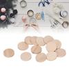 50PCS Round Wooden Circles Unfinished Surface Wood Wood Slices 1.2 Inch Diameter 5mm Thick Wood Cutouts Wood Carving