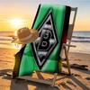 Borussia Mönchengladbach Baskılı Plaj Havlusu Tasarımı, Yumuşak, Hafif. Ev Banyo, Spa, Havuz, Yoga, Sörf, Kamp, Aile, Arkadaş İçin Hediye