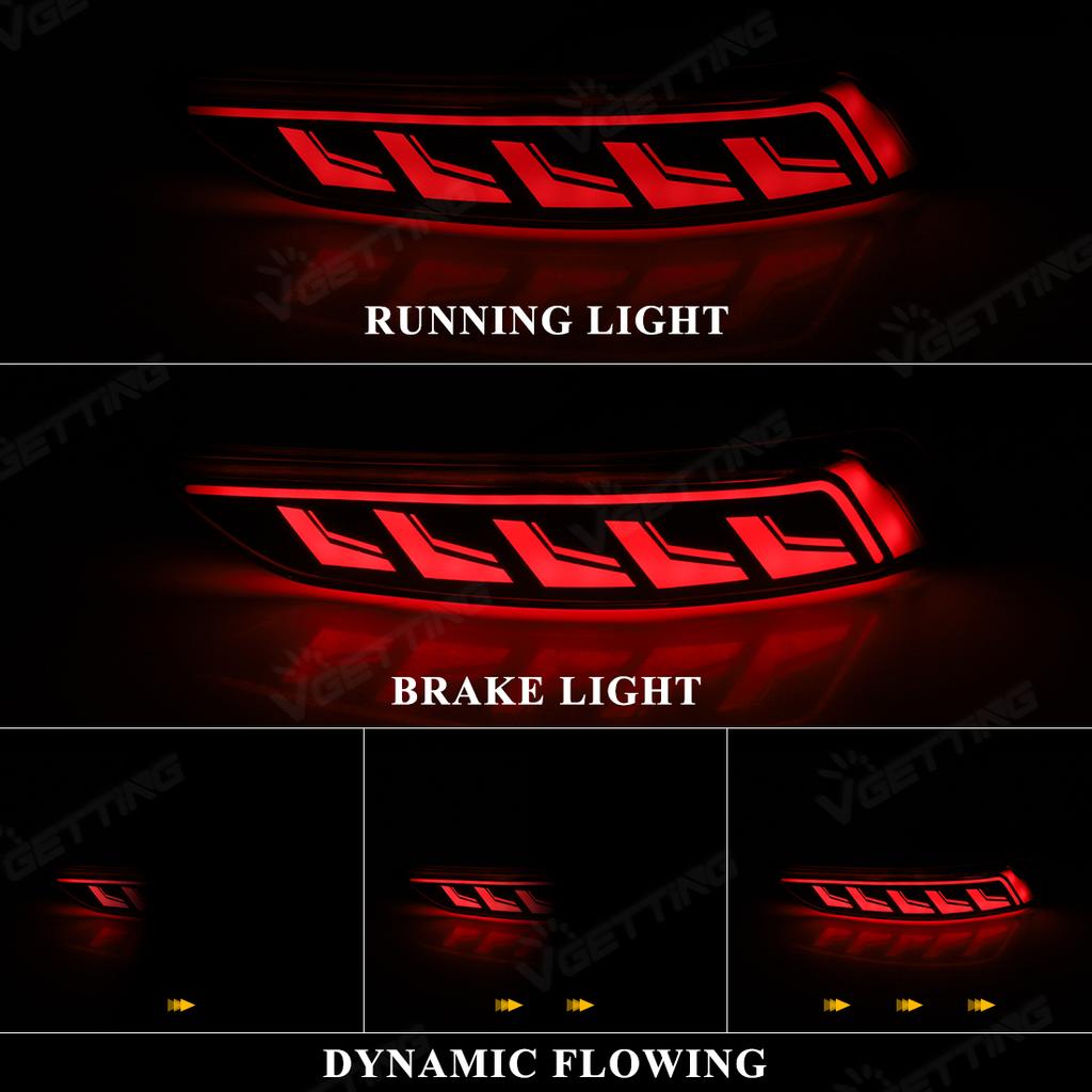 LED Rear Bumper Reflector Lights For Toyota Axio Corolla 2015 2016 2017 2018 For Lexus LS460 LS600hL 81910-50010 81920-50010