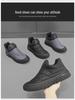 Men's Warm Velvet Canvas Shoes: Winter Slip-on Soft Sole Toad Trend