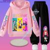 Movie Korean Style Sets Children Hoodies Pullover Sweatshirt Trucksuit Cartoon Girls Boy Kids Clothes