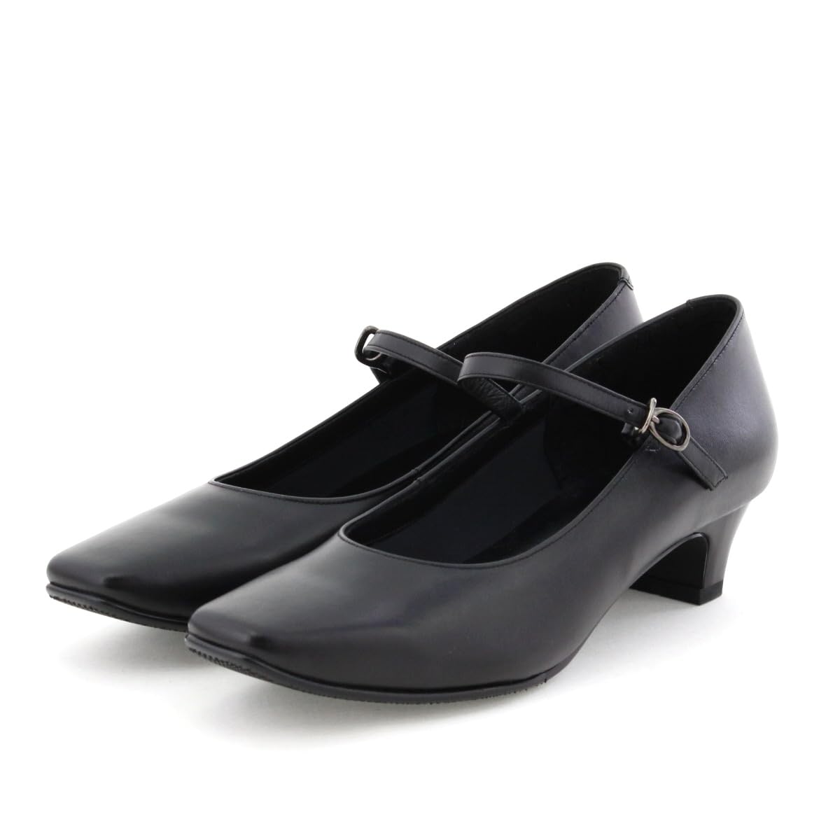 

Himiko 3.5cm Heel Strap Black Pumps / 600005 Black 250